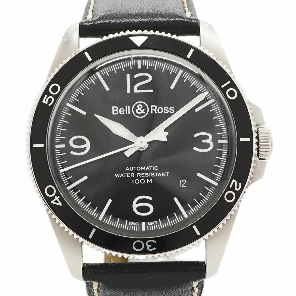 Bell & Ross BR V2-92 Black Steel BRV2-92-BL-ST SCA Dial Men's Watch